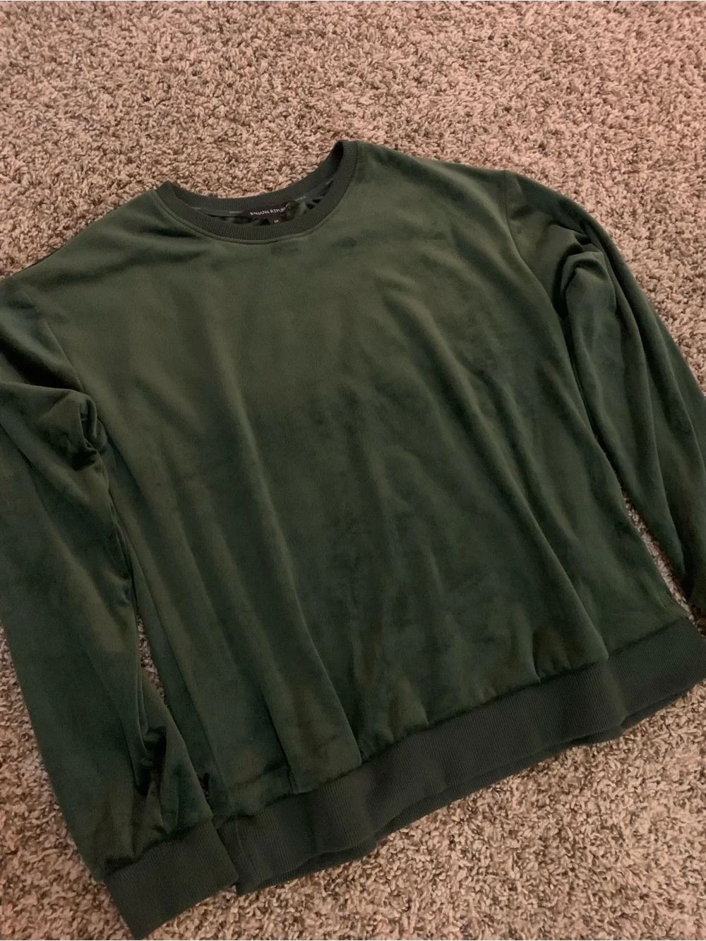 Banana Republic Men's Crewneck Sweater - Forest Green